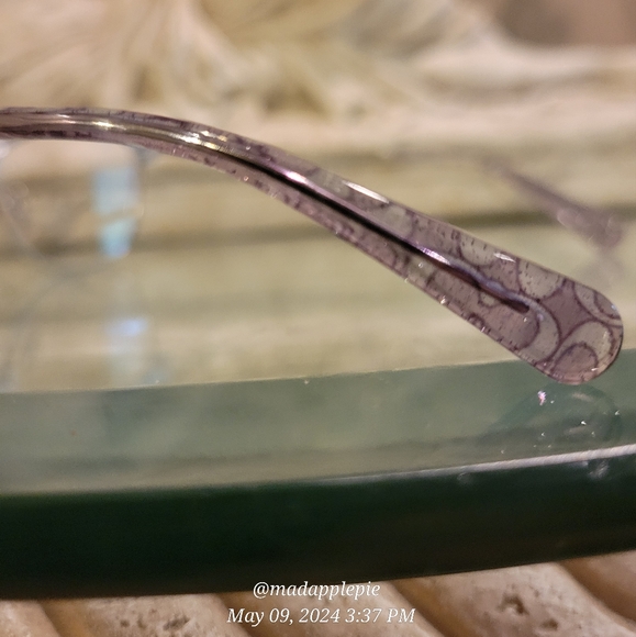 Coach HC5111 Perscription Eyeglass Frames Only Metal Cat Eye Designer #87 - Picture 14 of 17